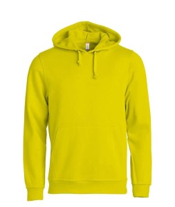 clique Basic Hoody bluza z kapturem wysoka widoczność – visibility yellow