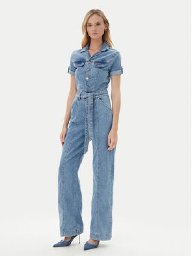 Guess Kombinezon W5GD1B D5O90 Niebieski Regular Fit