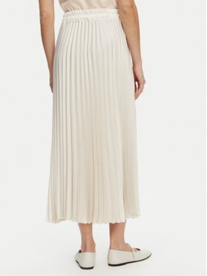 Kontatto Spódnica plisowana SU501C Écru Regular Fit