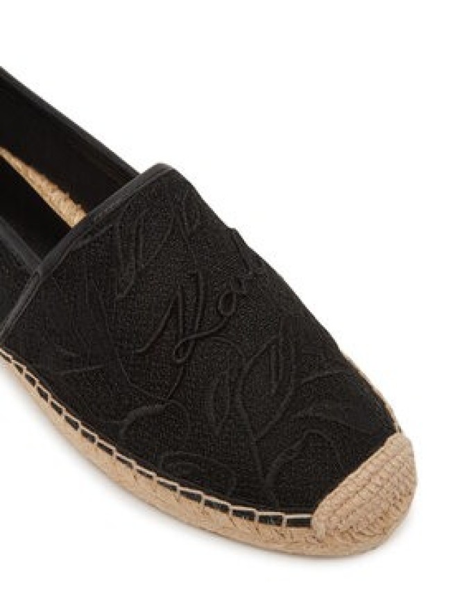 KARL LAGERFELD Espadryle Kamini KL80121A Czarny