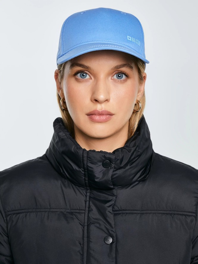 Czapka z daszkiem z delikatnym logo BIG STAR niebieska Facil 401