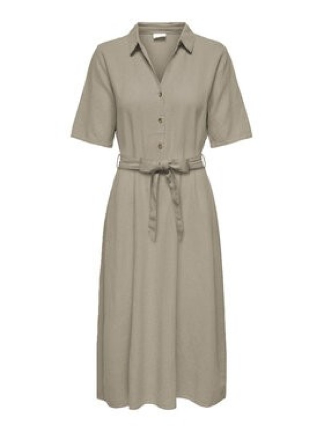 JDY Sukienka letnia Say 15338771 Beżowy Regular Fit