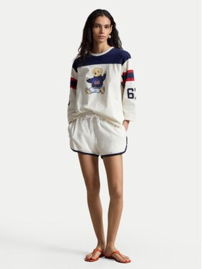 Polo Ralph Lauren Bluzka 211A12714001 Kremowy Oversize
