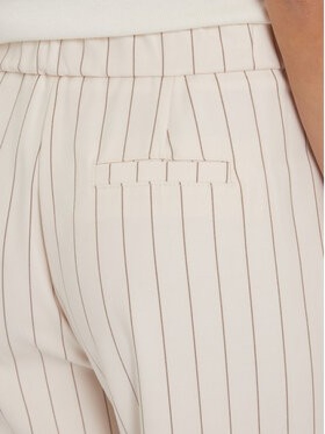 Maryley Spodnie materiałowe 25IB598/M17/35PA Écru Regular Fit