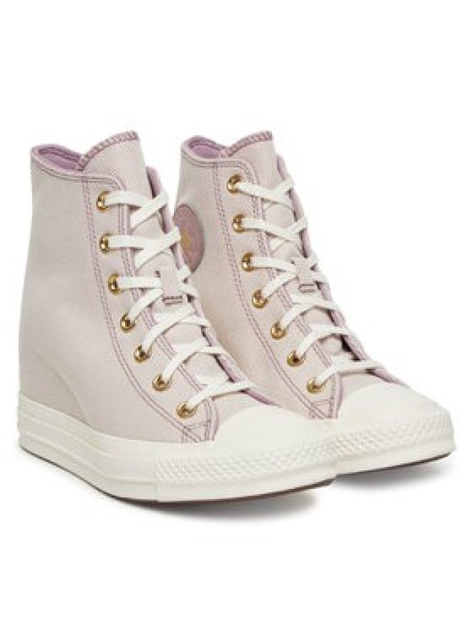 Converse Trampki Chuck Taylor All Star Wedge Platform Gold A12763C Różowy