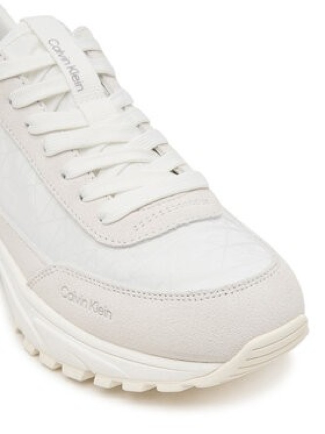 Calvin Klein Sneakersy Hike Runner Casual Ny-Su Aop Wn YW0YW01995 Biały