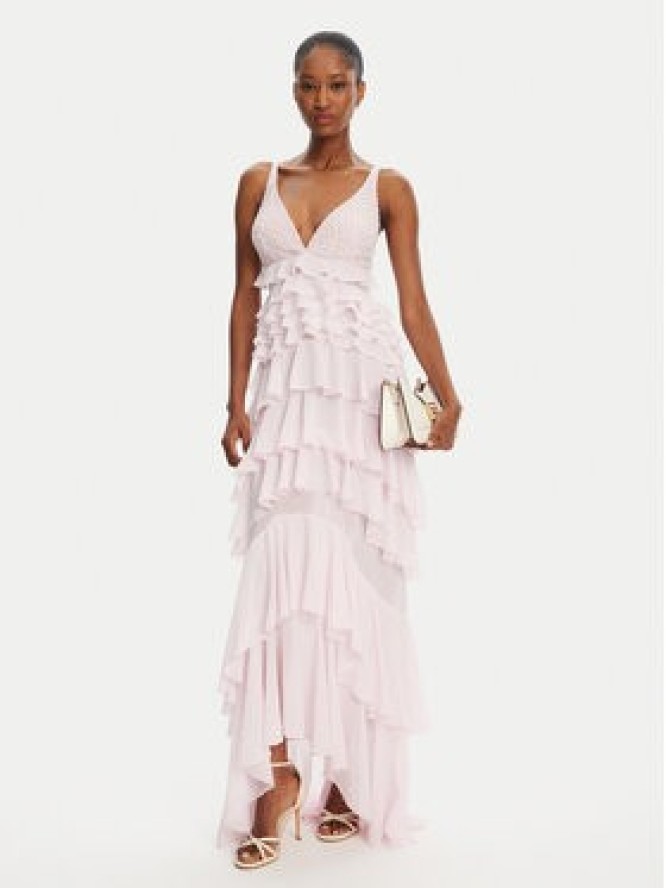 Elisabetta Franchi Sukienka koktajlowa AB-R42-52E2- Różowy Regular Fit