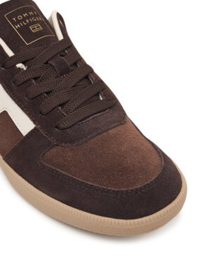 Tommy Hilfiger Sneakersy Th Tribeca Sneaker Suede FW0FW09596 Brązowy