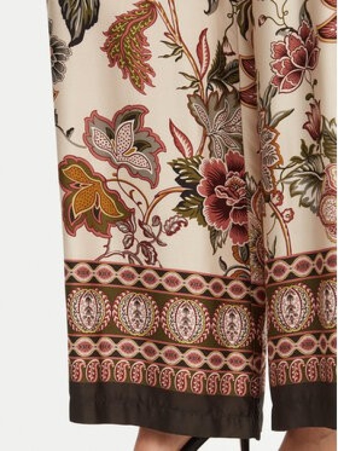 ViCOLO Spodnie palazzo TD0829 Beżowy Wide Leg