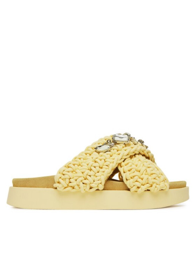 Inuikii Klapki Woven Stones 70104-106 Żółty