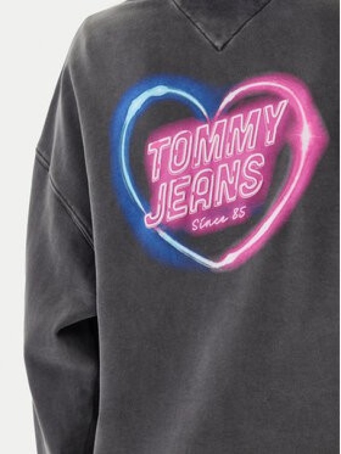 Tommy Jeans Bluza Neon DW0DW20945 Szary Boxy Fit