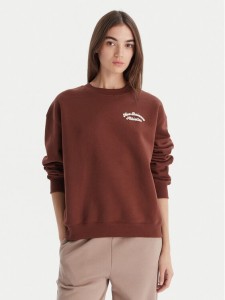 New Balance Bluza WT53516 Brązowy Relaxed Fit