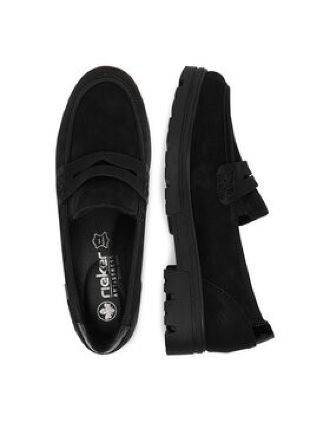 Rieker Loafersy CEO-43051-00 Czarny