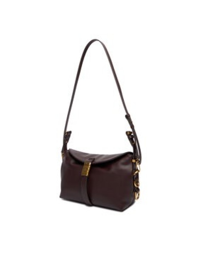 PINKO Torebka Saddle Baguette Mini AI 25-26 PLTT 105895 A1ZX Bordowy