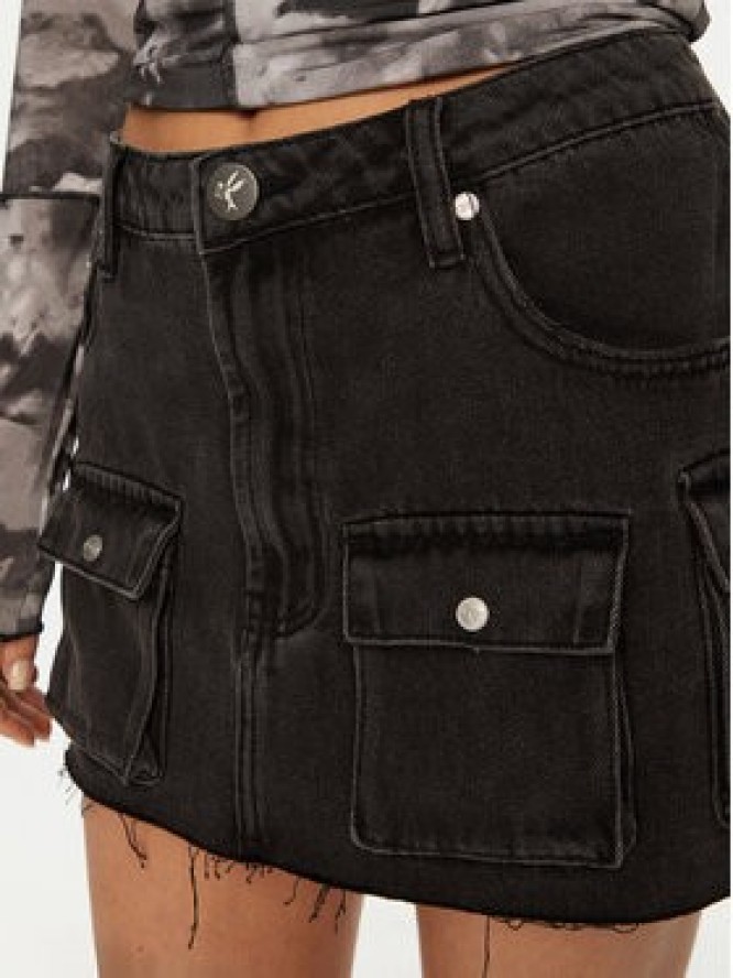 One Teaspoon Spódnica mini Sloane 26668 Czarny Regular Fit