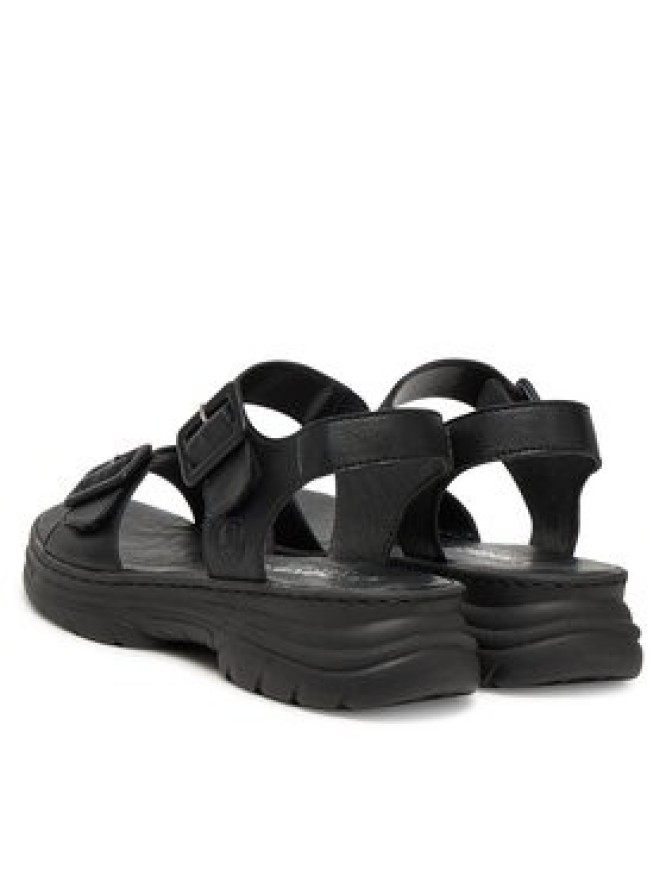 Rieker Sandały 66680-00 Czarny