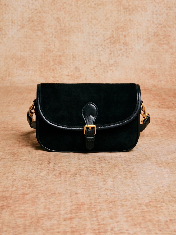 Torebka damska skórzana na ramię czarna Monique 906