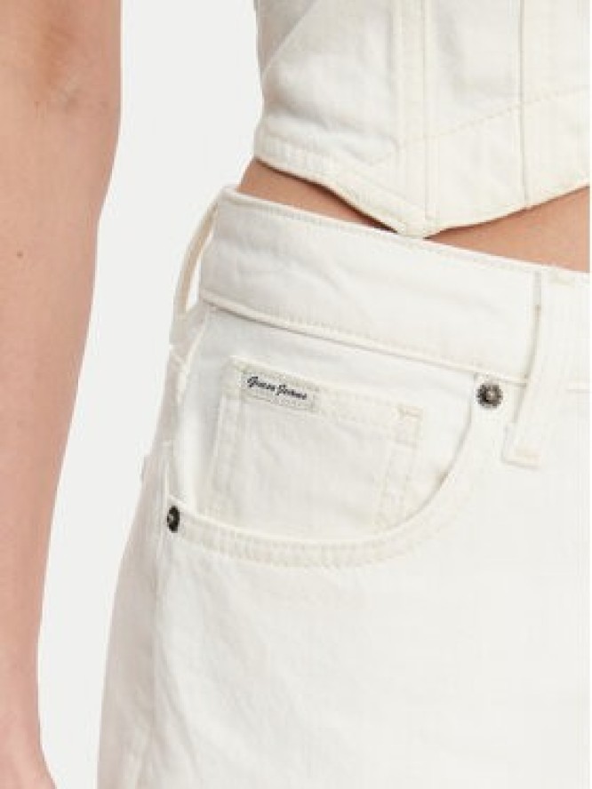 Guess Jeans Jeansy W5GA0D D5M62 Biały Skinny Fit
