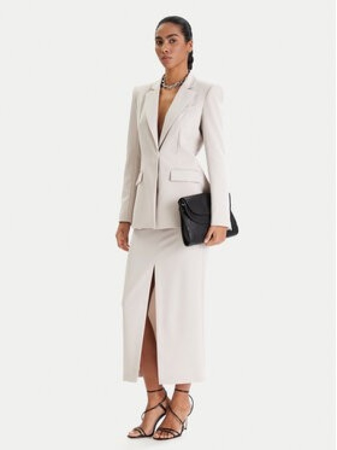 Patrizia Pepe Marynarka 8S0582/A498-S748 Szary Regular Fit