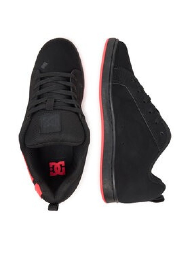 DC Shoes Sneakersy COURT GRAFFIK 300678-BHP Czarny