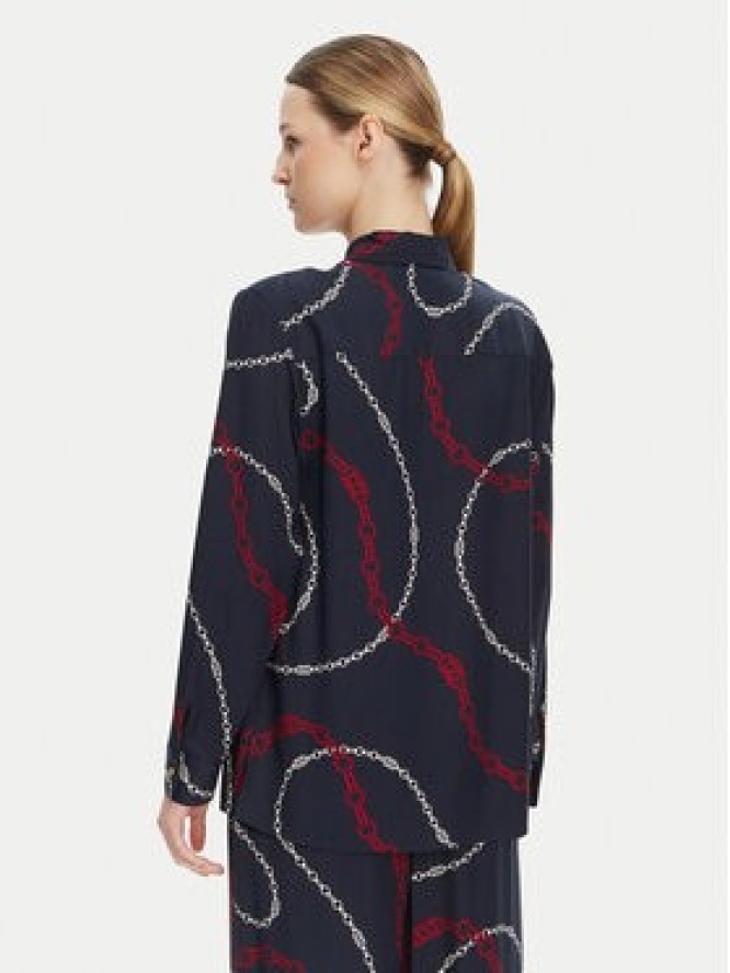 Tommy Hilfiger Koszula WW0WW44045 Granatowy Relaxed Fit