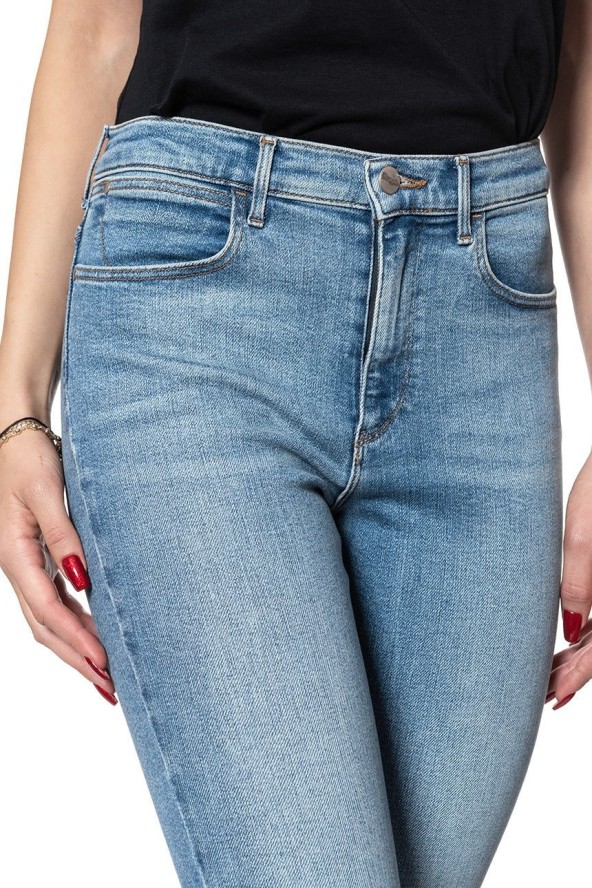 WRANGLER HIGH RISE SKINNY LIGHT OCEAN W27HWD86W 112128136