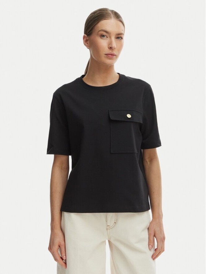 Tommy Hilfiger T-Shirt WW0WW49249 Czarny Relaxed Fit