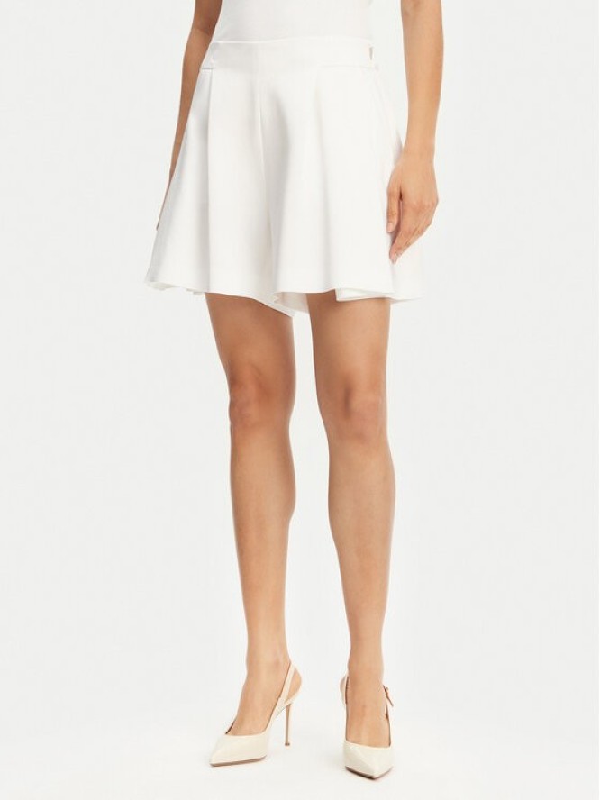 BOSS Szorty materiałowe 50537474 Biały Regular Fit