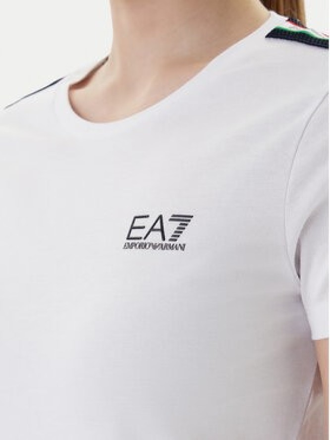 EA7 Emporio Armani T-Shirt 7W001220 AF12503 U0002 Biały Regular Fit