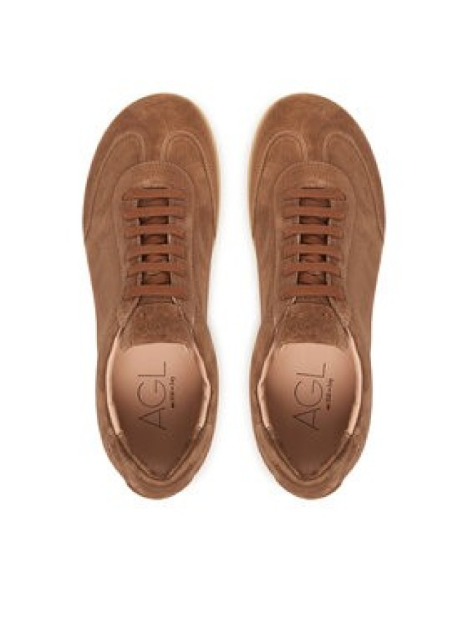 AGL Sneakersy Pills D839013PGWINNY0612 Brązowy