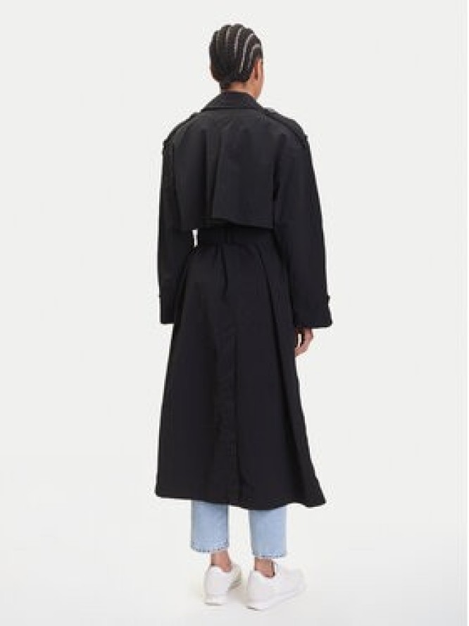 Tommy Hilfiger Trencz WW0WW45632 Czarny Oversize