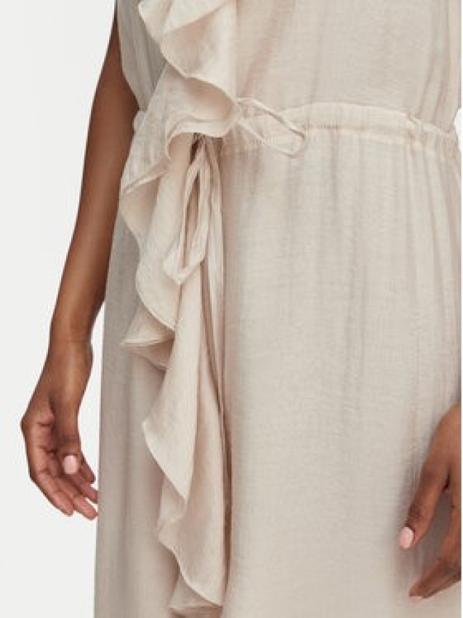 Guess Sukienka koktajlowa W6GK87 W2111 Beżowy jasny Regular Fit