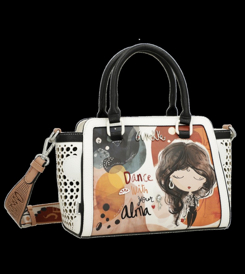 Pomarańczowa Modna Torebka Damska Anekke Premium