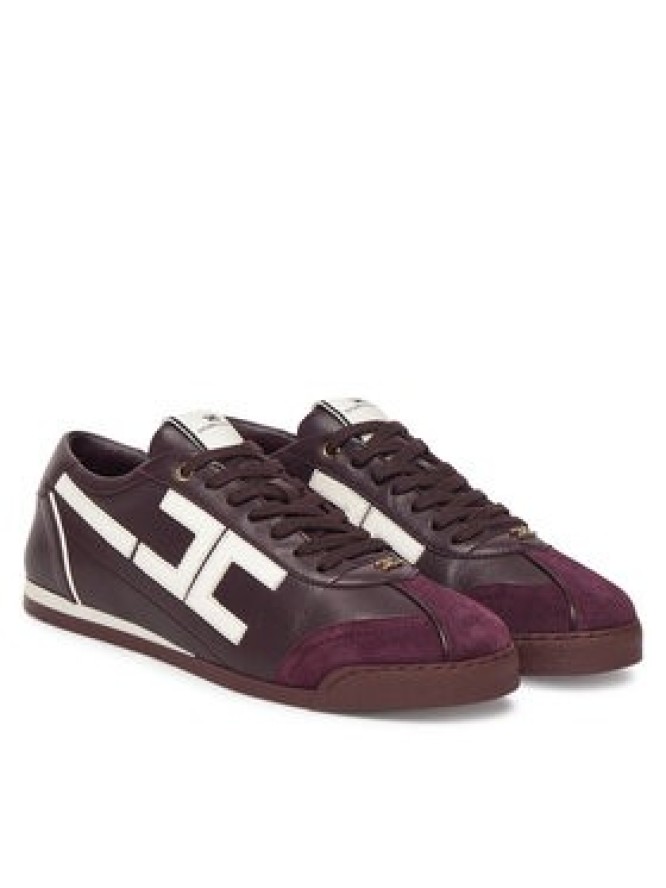 Elisabetta Franchi Sneakersy SA-82G-56E2-V400 Bordowy