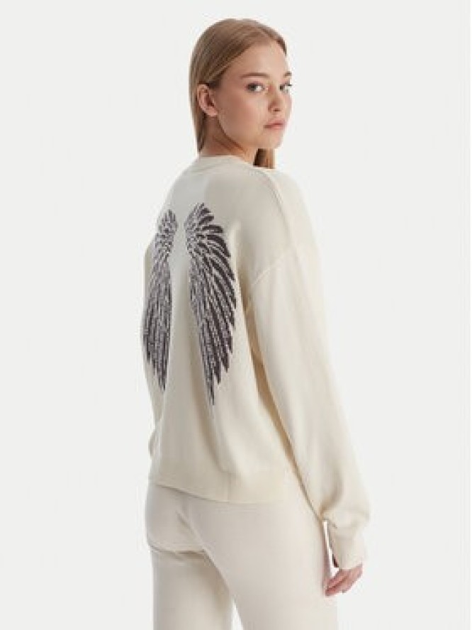 Guess Sweter W6RR55 Z2V62 Écru Regular Fit