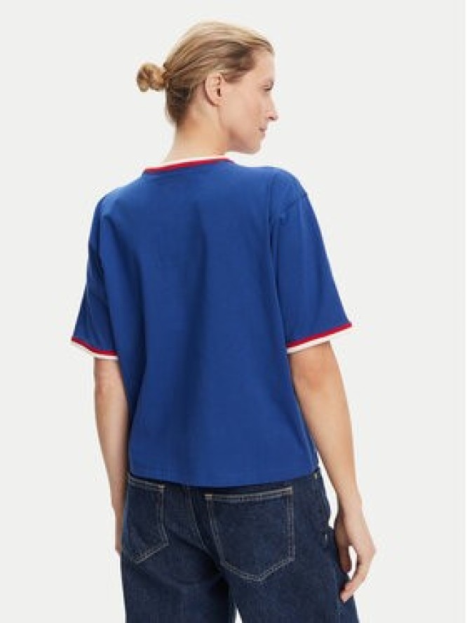 Guess Jeans T-Shirt W5YI19 K8HM0 Niebieski Regular Fit