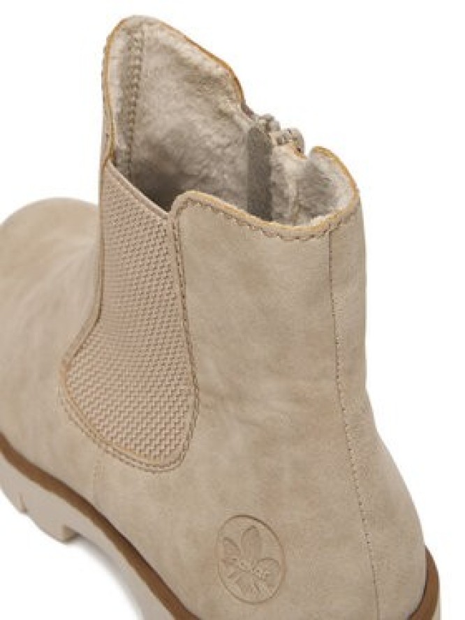 Rieker Botki X5772-60 Beżowy