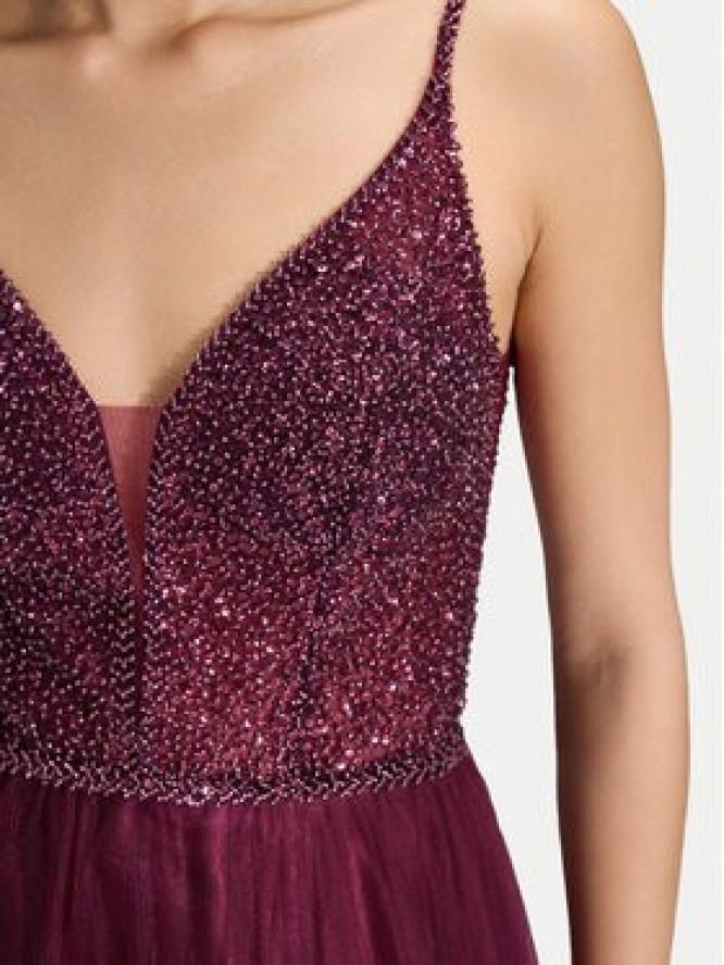 Hey Kyla Sukienka wieczorowa 5AJ127HK Bordowy Regular Fit