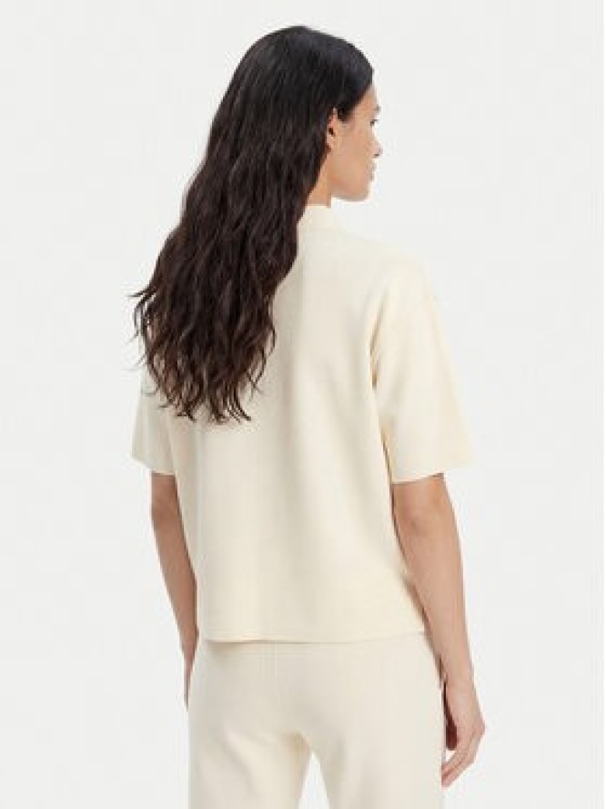 Calvin Klein Polo LV044E241G Beżowy Relaxed Fit