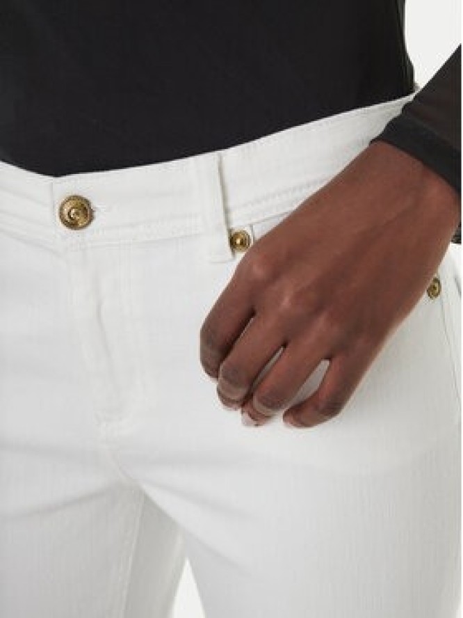 Versace Jeans Couture Jeansy 80HAB5K1 CEWCA Biały Skinny Fit