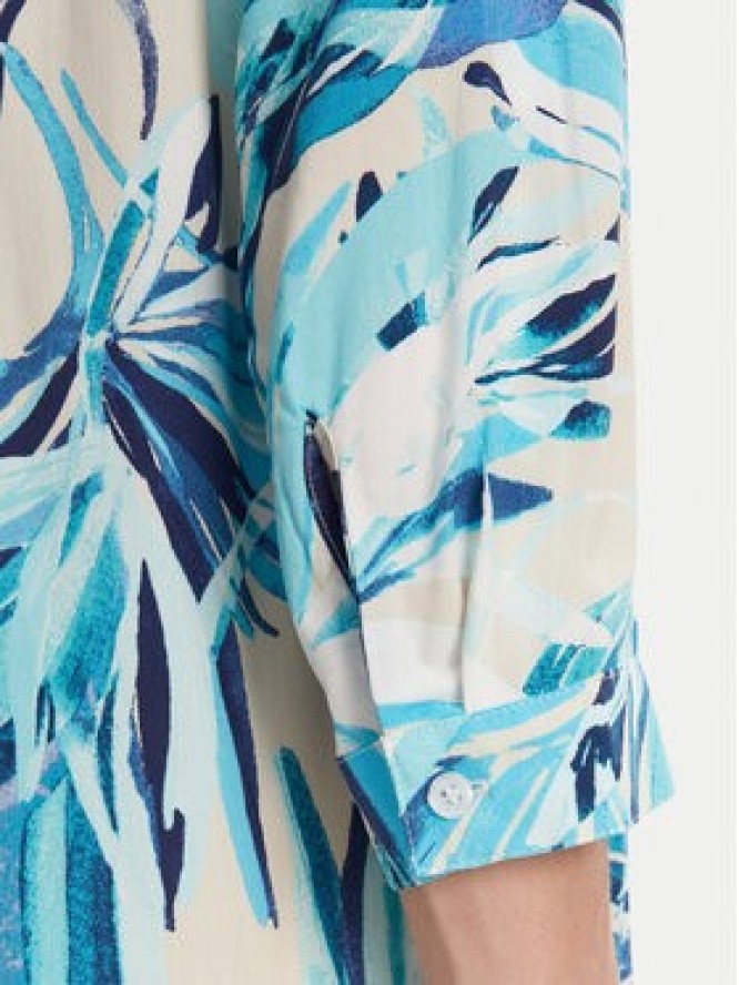 Olsen Sukienka koszulowa 13002008 Niebieski Regular Fit