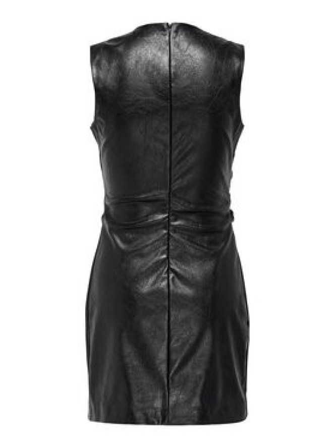 ONLY Sukienka z imitacji skóry Mone 15360231 Czarny Slim Fit