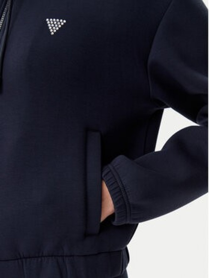 Guess Bluza V4BQ14 K7UW2 Granatowy Regular Fit