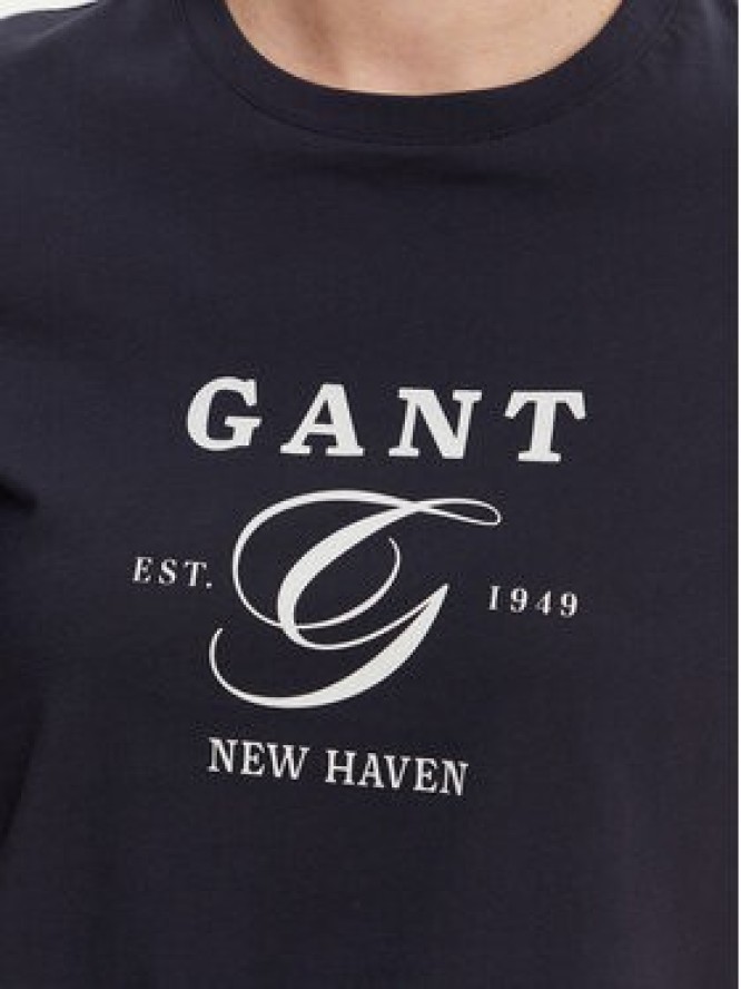 Gant T-Shirt 4200563 Granatowy Regular Fit