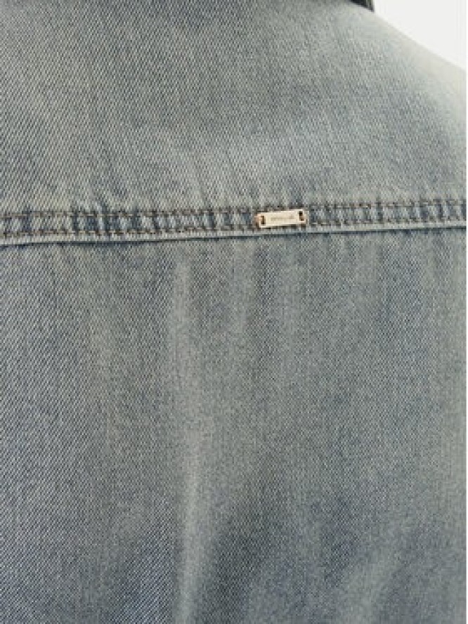 Morgan Sukienka jeansowa 241-ROGLA Błękitny Regular Fit