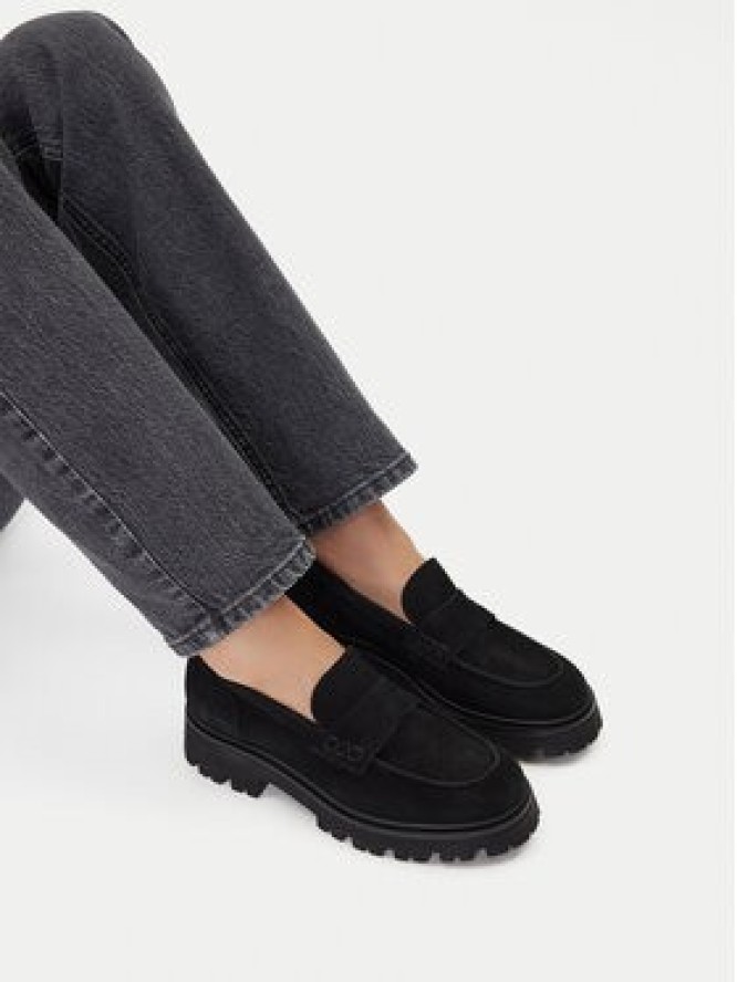 Badura Loafersy C-AVAH-25050LM Czarny