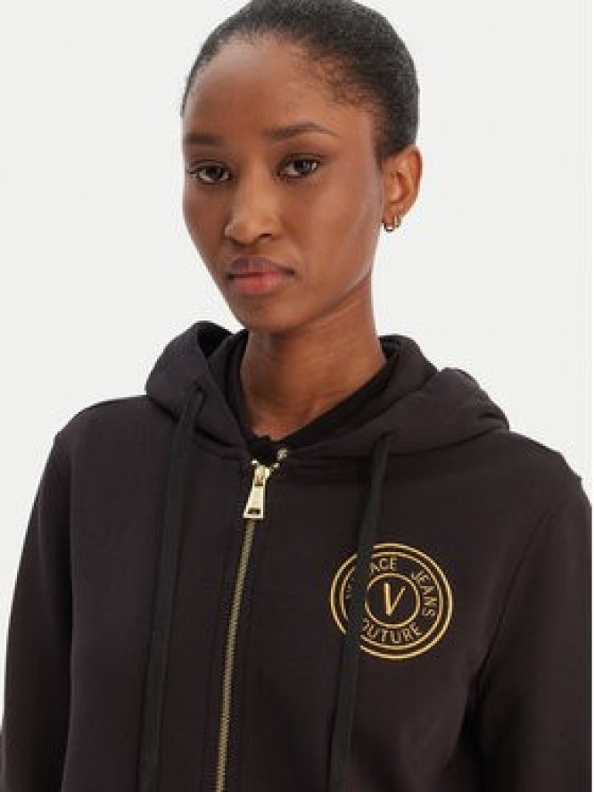 Versace Jeans Couture Bluza 80HAIT02 CF01T Czarny Regular Fit