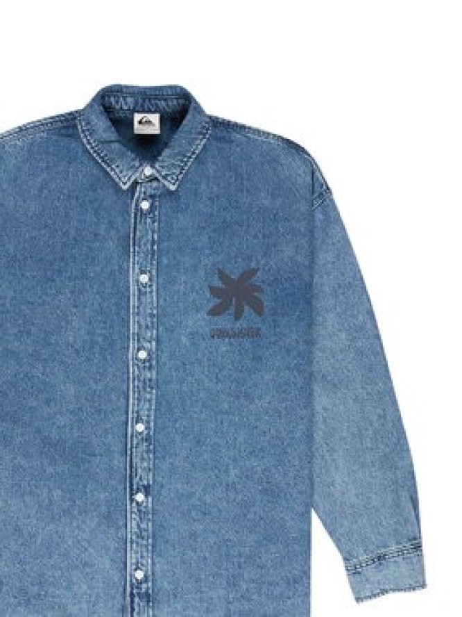 Quiksilver Koszula jeansowa Rahmat EQWWT03150 Niebieski Regular Fit