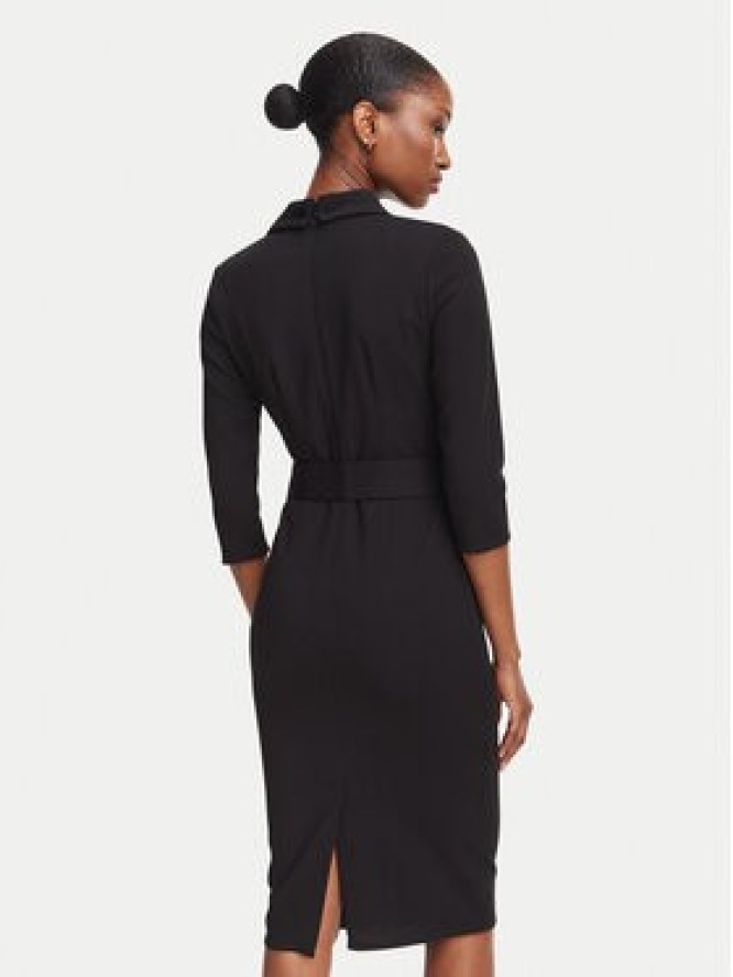 Rinascimento Sukienka koktajlowa CFC0131082003 Czarny Regular Fit