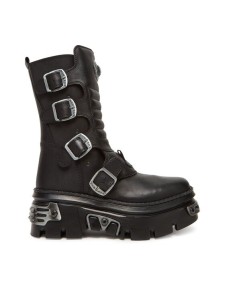NEW ROCK Botki M-WALL373N-C1 Czarny